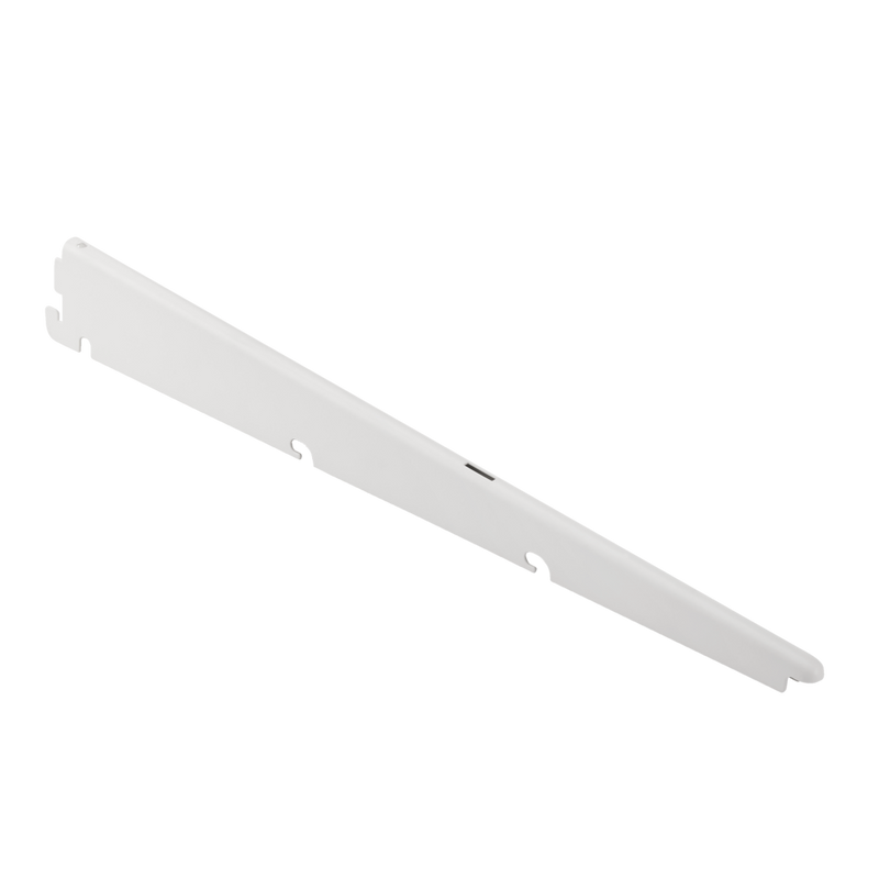 type A Double Track S-33 Shelf Bracket, White, 15-in P8