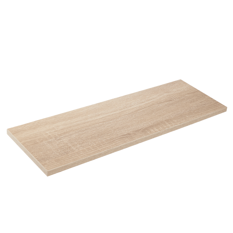 type A Floating Wall Shelf Board, Oak Sonoma Finish, 12 x 24-in T6