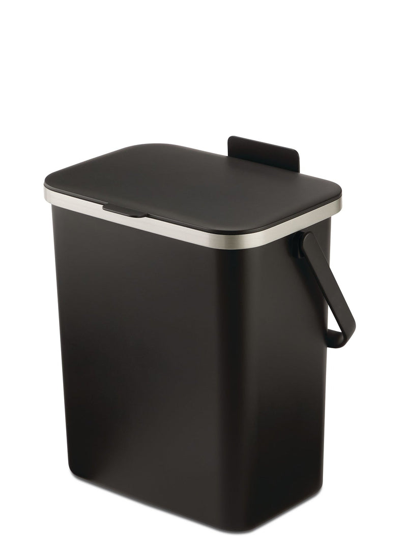 Type A Food Waste/Compost Caddy Bin, Black, 10-L Y3