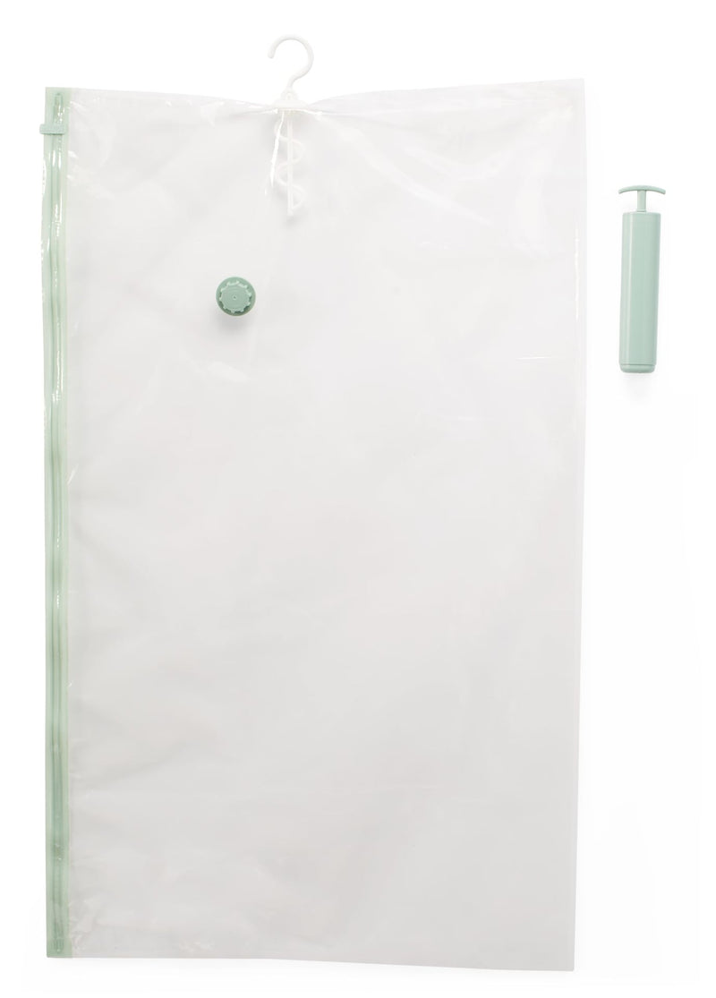 type A Hanging Reusable Vacuum Storage Seal Bag with Pump, 4-pk G3