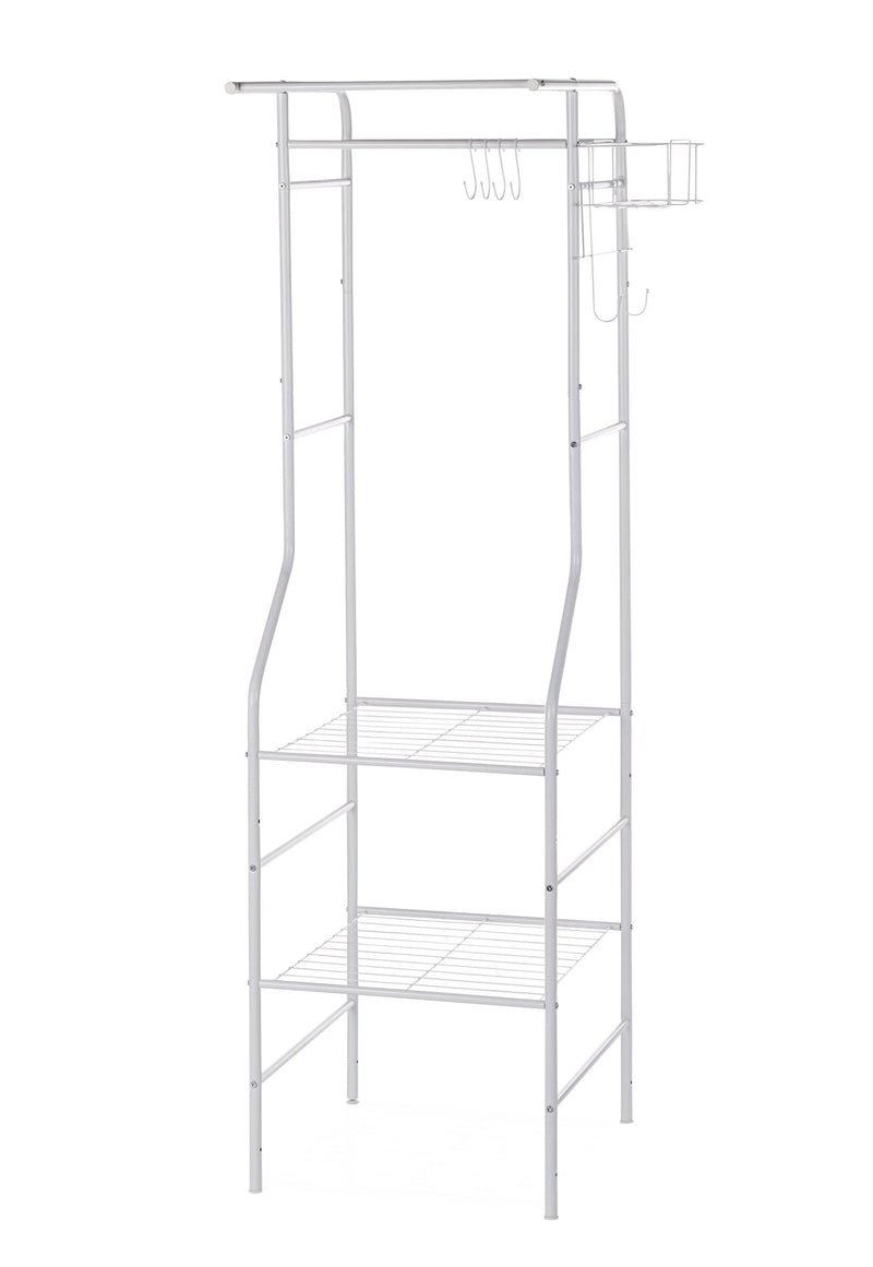 type A Linear Side Laundry Organization System, White L1