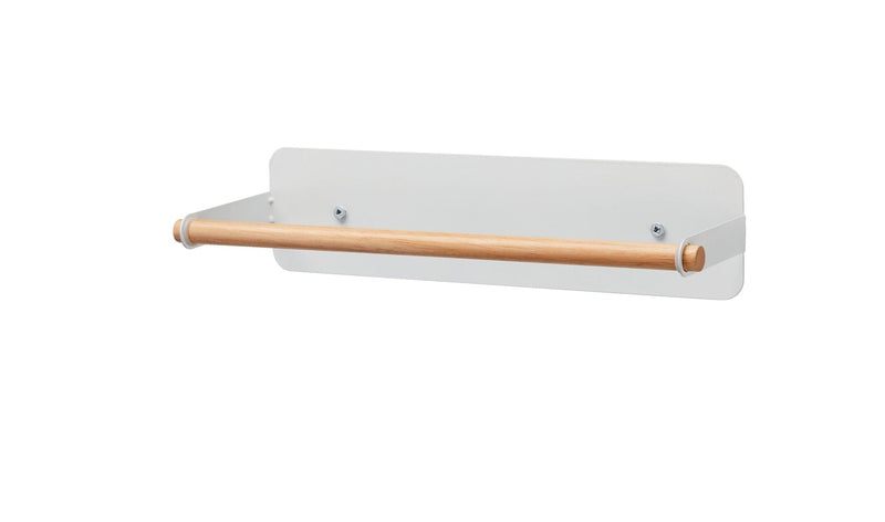 Type A Linear Under Cabinet/Wall Mount Metal Paper Towel Holder with Mounting Hardware, White L6
