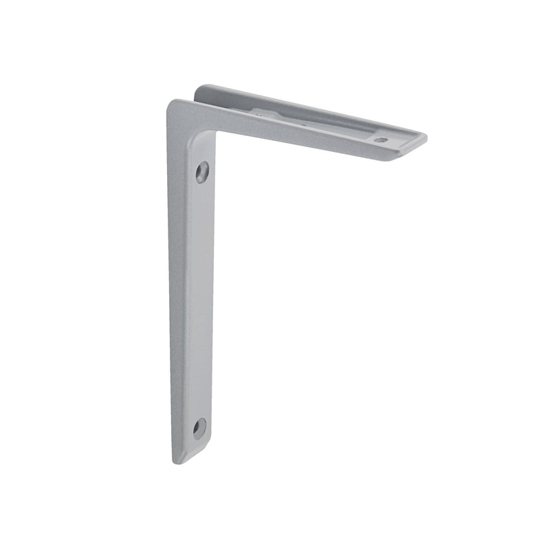 type A Medium-Duty Shelf Bracket, Grey, 8 x 10-in I5