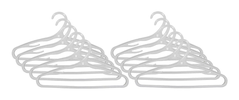 type A Plastic Slim Kids' Hangers, 10-pk U2