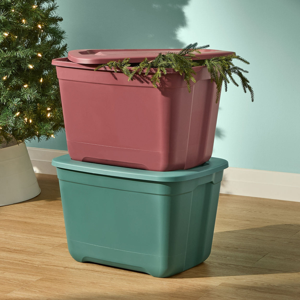 type A Restore Stackable Storage Box with Lid, 68-L