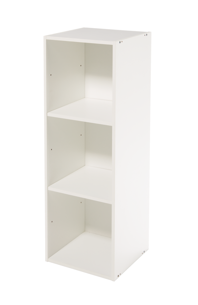 type A Stack Modular 3-Shelf Organizer, White B0