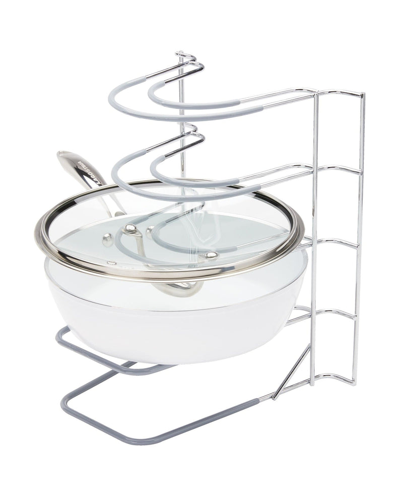 Type A Stay 5-Slot Kitchen Cabinet/Cupboard Storage Rack For Bakeware/Trays/Pans/Lids, Chrome P2