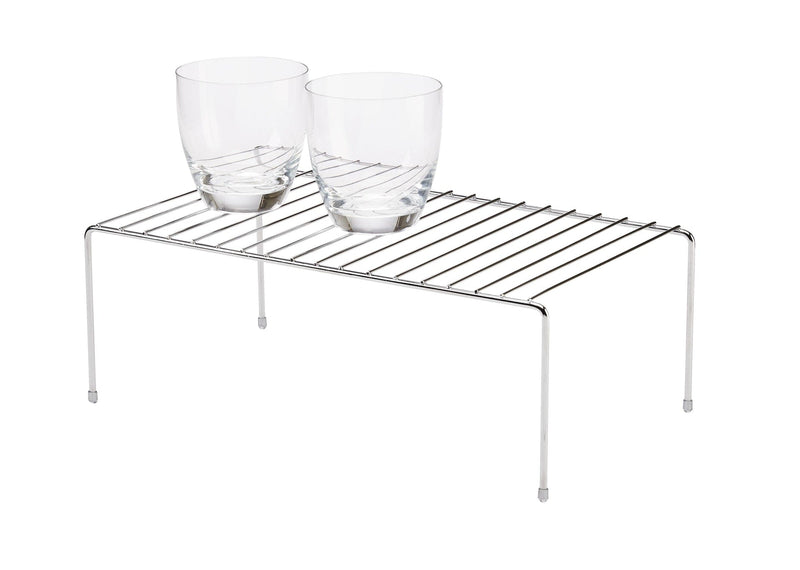 Type A Stay Storage & Organizer Shelf Rack For Kitchen Cupboard/Cabinet, Chrome N6