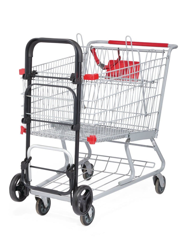 Type A Thermal 2-Bag Shopping Cart with Comfort Grip Handle N2