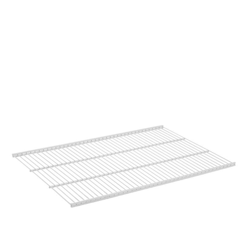 type A Twin Track Wire Shelf, White, 16 x 24-in Q2