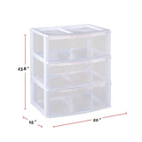 type A Wide 3-Drawer Tower