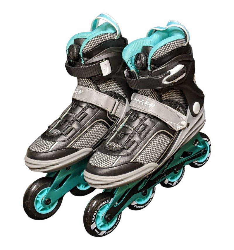 Ultra Wheels Recreational Inline Skates, Teal/Black/Grey, Senior, Assorted Sizes J8
