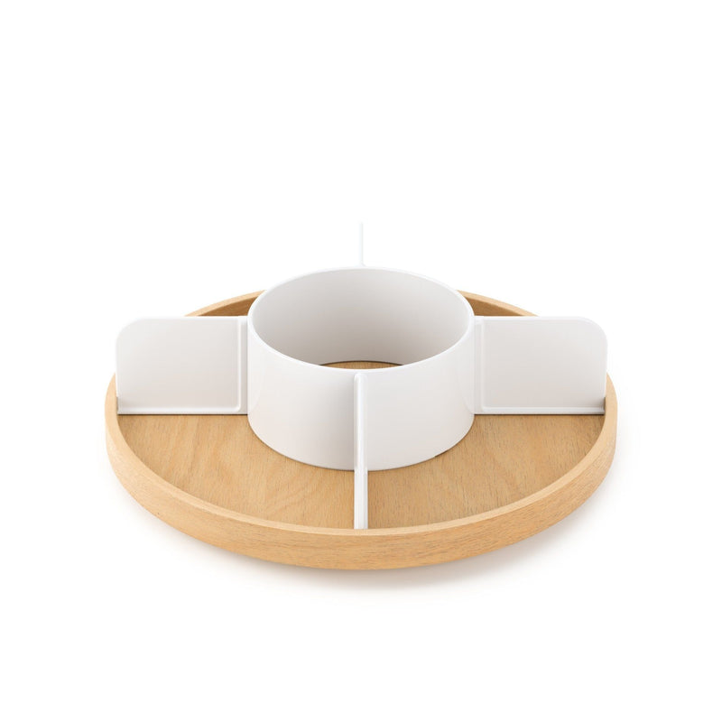 Umbra Bellwood 5-Section Lazy Susan with Removable Dividers X1