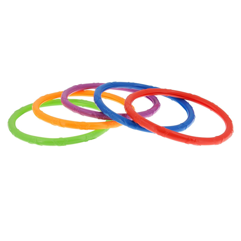 Underwater Dive Rings Pool Kids' Collection Game, Multi-Coloured, 5-pk, Ages 5+, for Beach/Pool Fun Activities T8