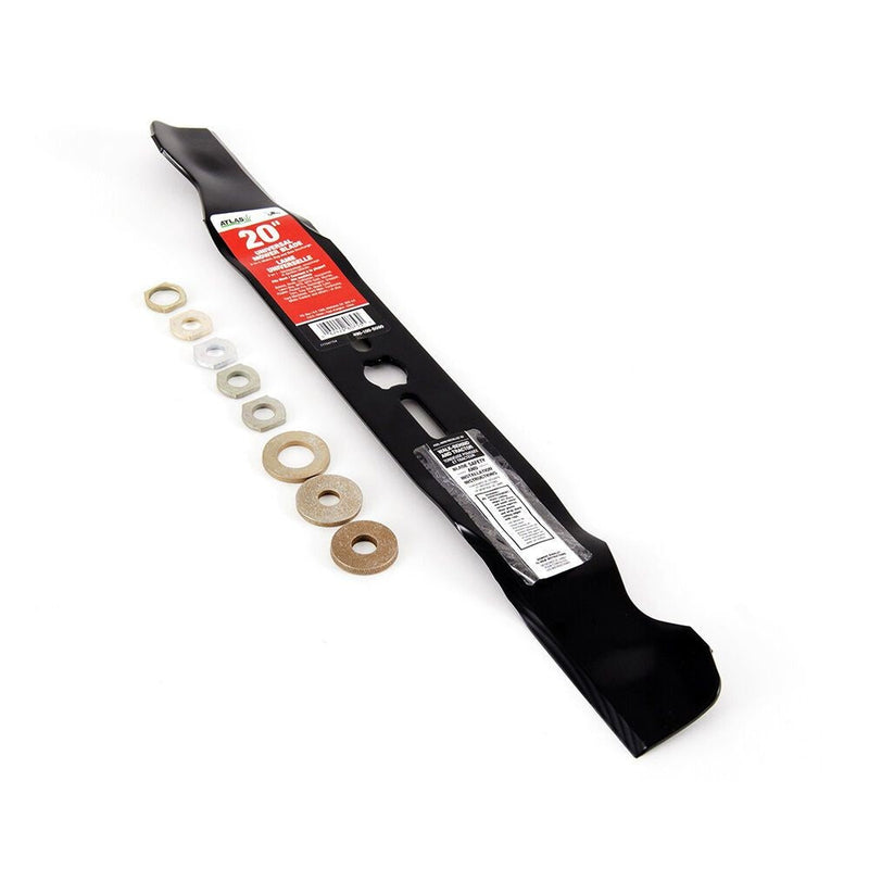 Universal Lawn Mower Replacement Mulching Blade, 20-in, Black B0