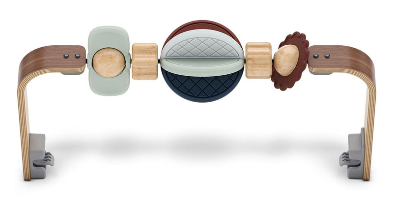 UPPAbaby Mira Bouncer Wonder Wheel Toy Bar, Walnut Wood B6