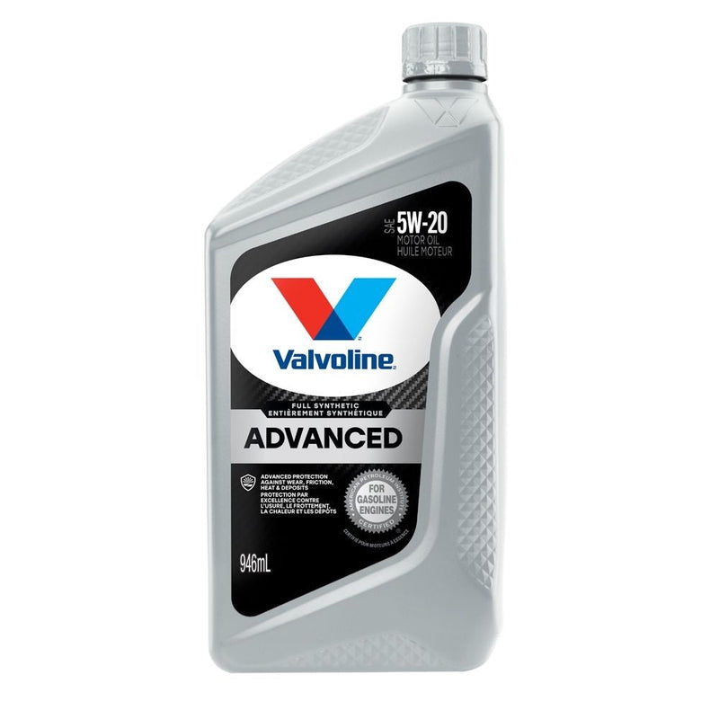 Valvoline 5W20 Advanced Synthetic Engine/Motor Oil, 946-mL X0