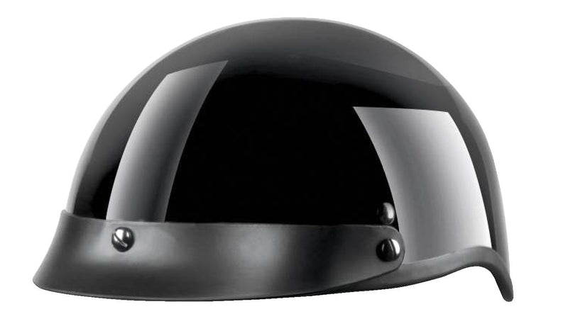 VCAN Shorty Classic Half-Shell Cruiser Helmet, Lightweight, Black, Assorted Sizes S2