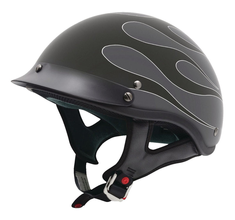 VCAN Shorty Classic Half-Shell Men's Motorcycle Helmet, Assorted Sizes C3
