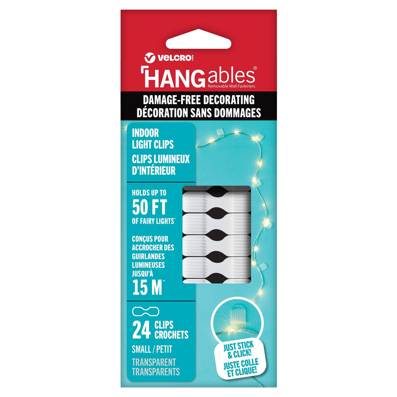 Velcro Light Clips, Clear F0