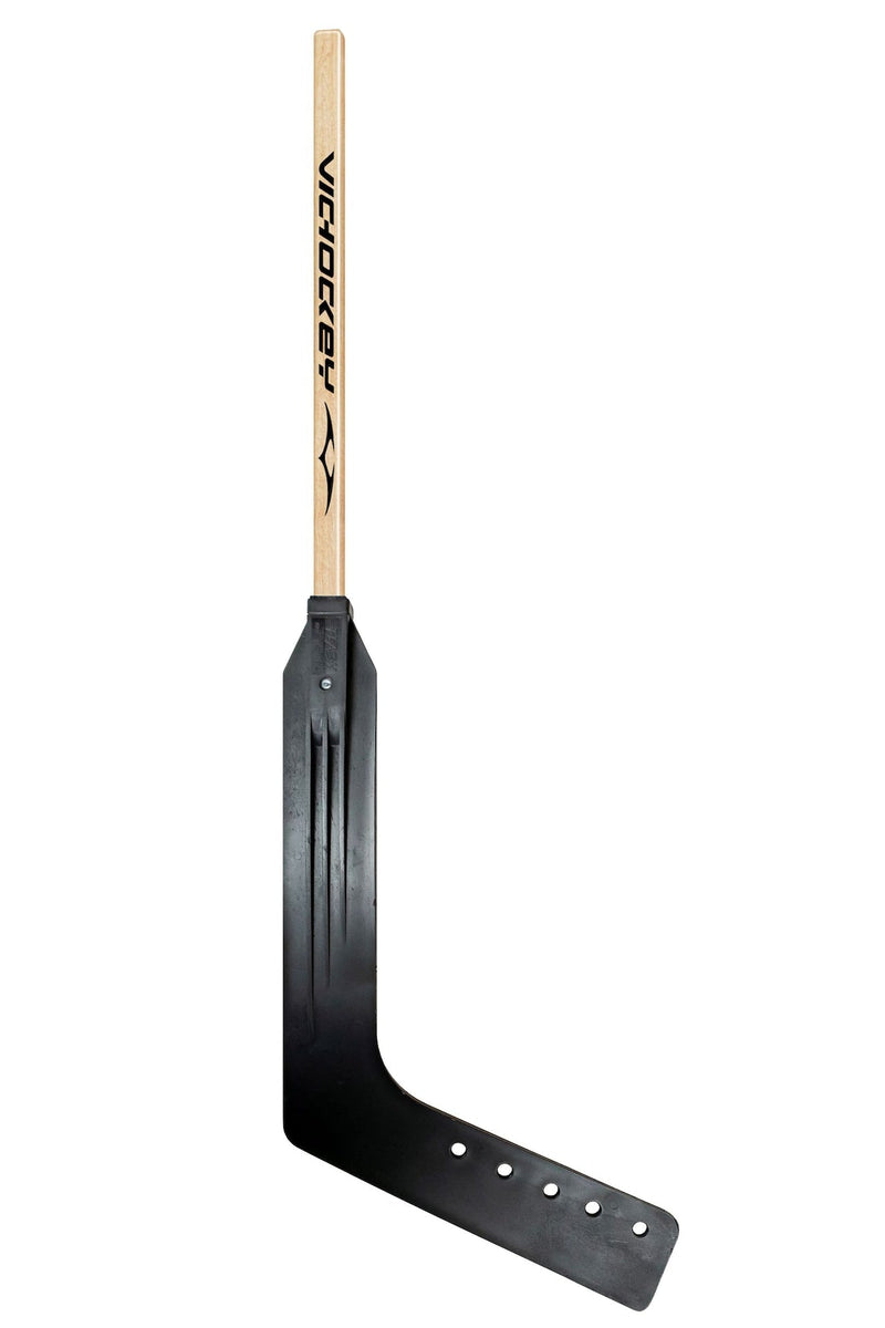 VIC Wood Goalie Street Hockey Stick with Plastic Blade, Youth, 42-in Z9