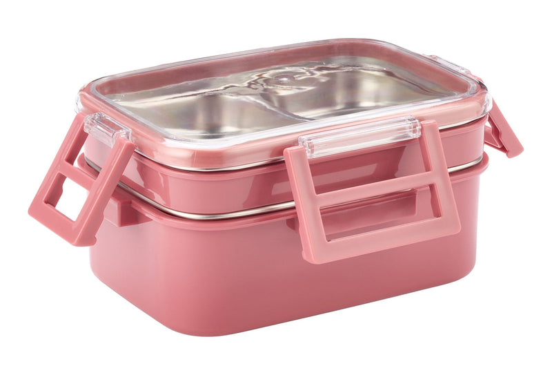 Vida by PADERNO Bento Lunch Container, Pink N1