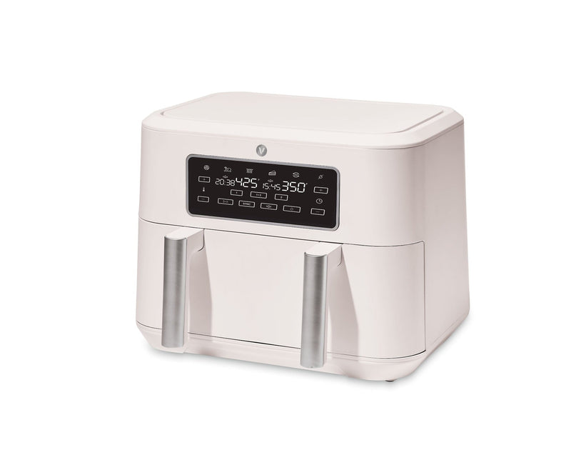 Vida by PADERNO Colour Series Trizone Air Fryer, Shortbread Colour, 9-qt O0