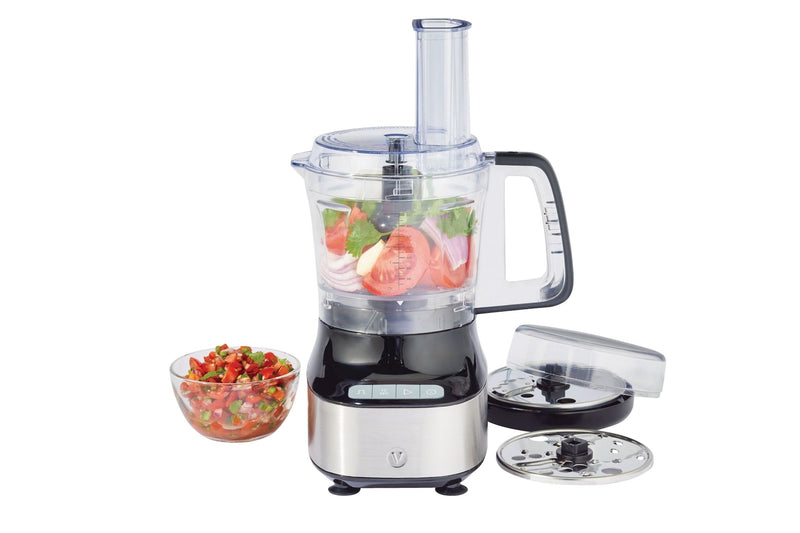 Vida by PADERNO Compact 3-Cup Mini Food Chopper with Storage Case, Silver H4