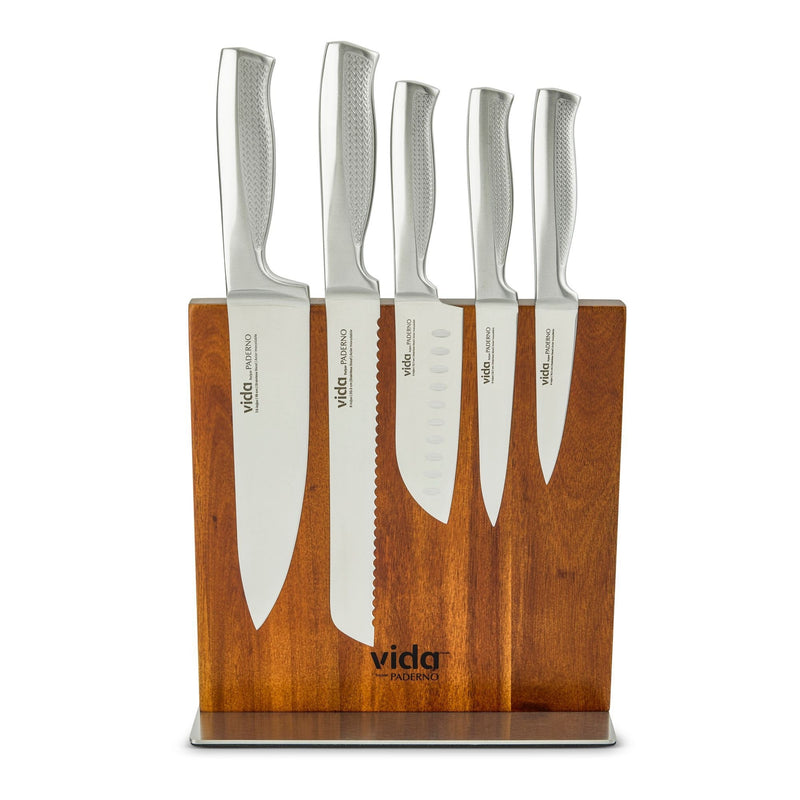 Vida by PADERNO FSC Magnetic Knife Block Set, 6-pc A3