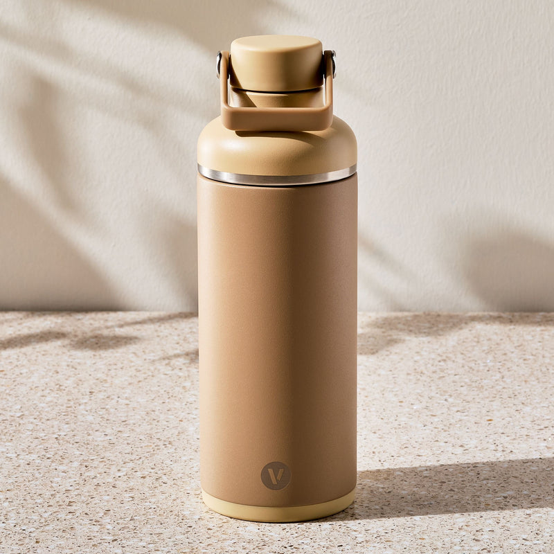 Vida By Paderno Insulated Hydration Bottle, 32-oz, Assorted Colours, with Leakproof Lid H5