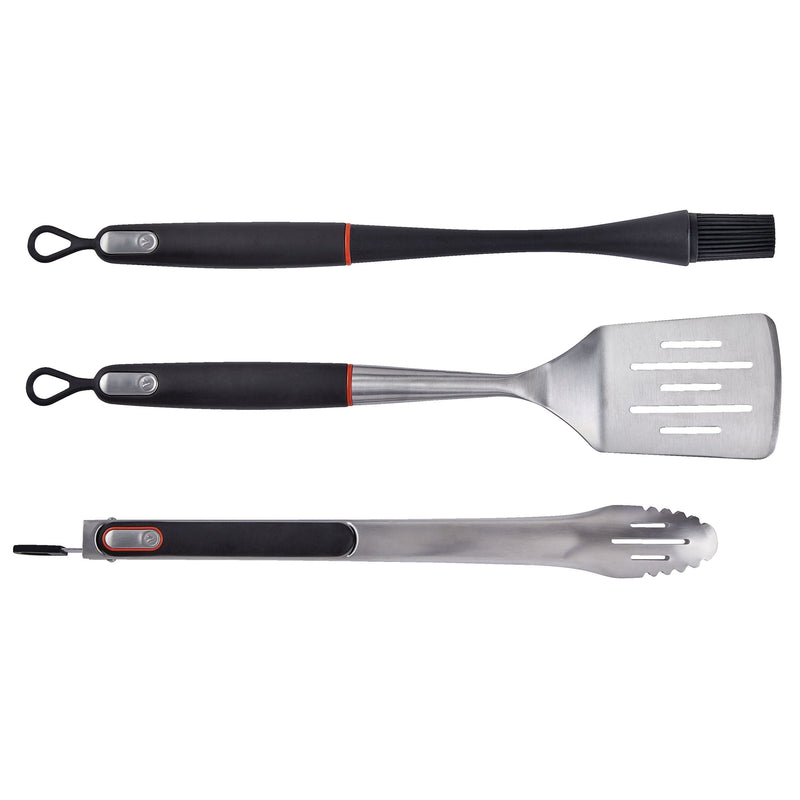 Vida by PADERNO Outdoor BBQ Grill/Griddle Tool Set, 3-pc P6
