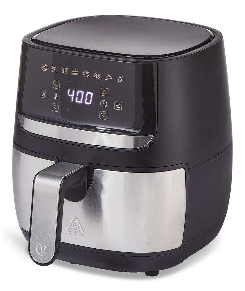 Vida by PADERNO Stainless Steel Non-Stick Air Fryer, 4-qt Y5