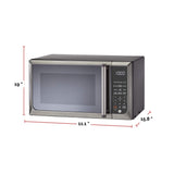 Vida Microwave, Stainless Steel, 0.9-cu-ft