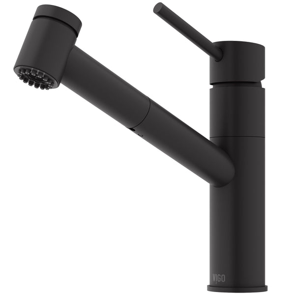 VIGO Branson 9-in Kitchen Faucet, Various Finishes G6