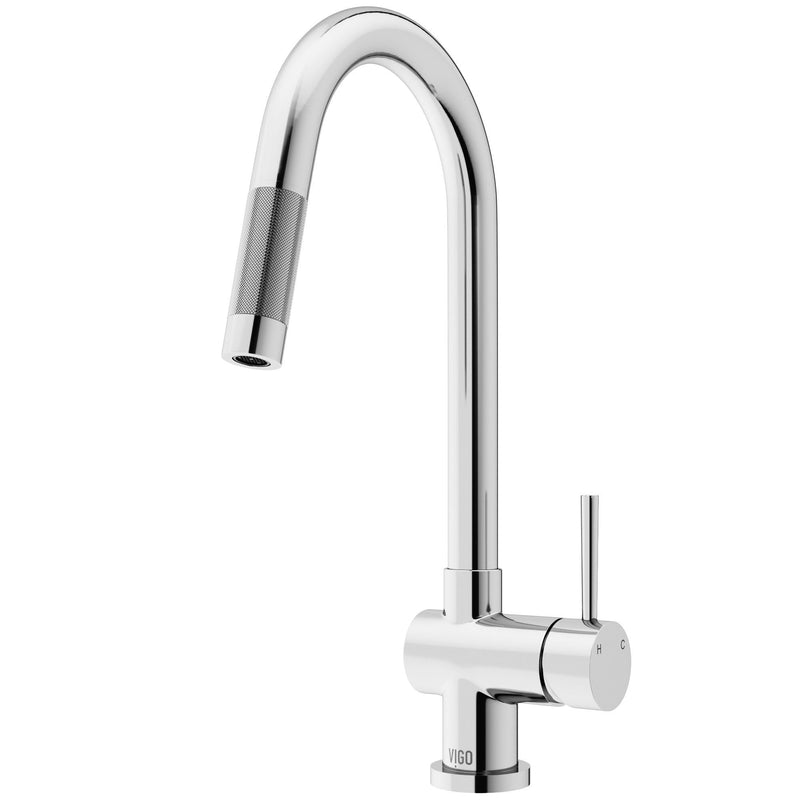 VIGO Gramercy 17-in Touchless Kitchen Faucet, Various Finishes U9