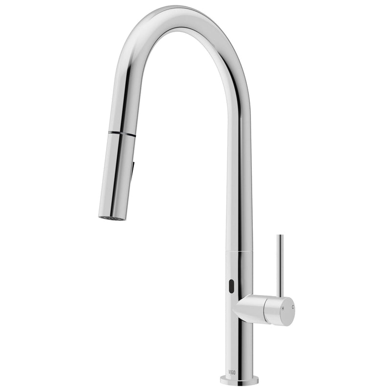 VIGO Greenwich 18-in Touchless Kitchen Faucet, Various Finishes F6