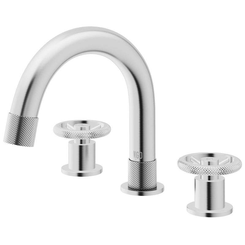 VIGO Wythe 8-in Arched Bathroom Faucet, Various Finishes B7