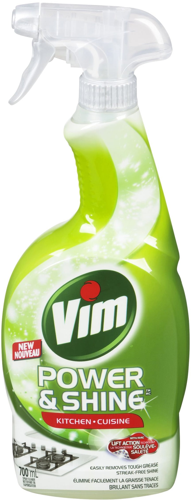 Vim Power & Shine Kitchen Cleaner Spray, 700-mL Q7