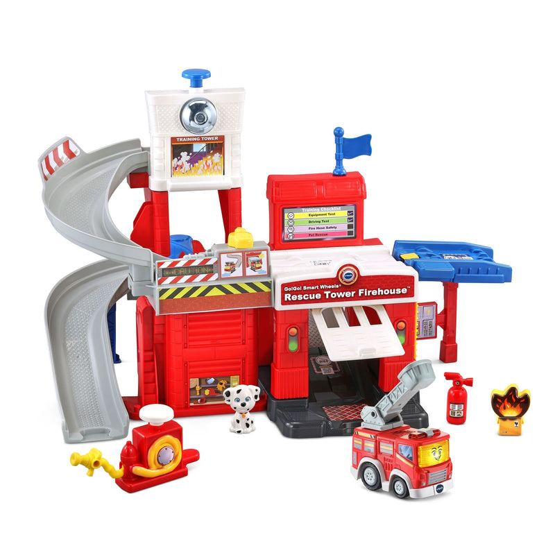 VTech Go! Go! Smart Wheels Race Rescue Firehouse Track, English G8