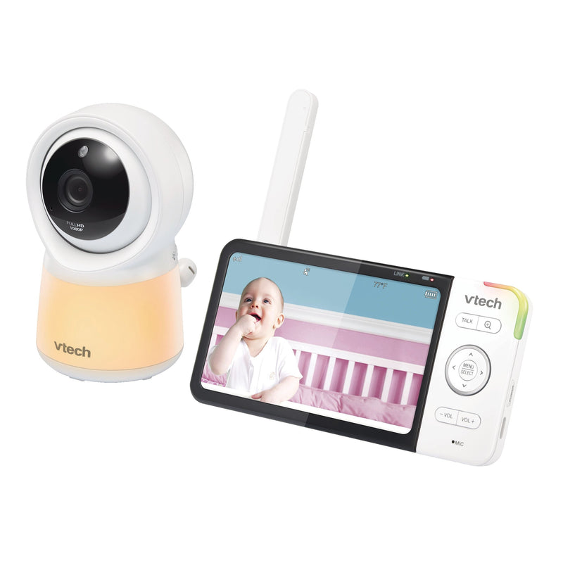 VTech RM5754HD Remote Access Fixed Digital Video Baby Monitor, 5-in F9