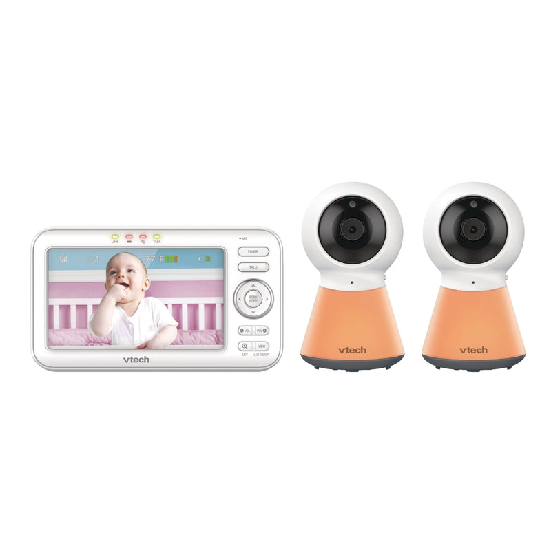VTech VM5254-2 Baby Monitor, 5-in X8
