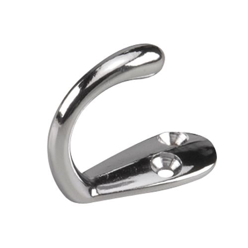 Wardrobe Hook, Chrome, 4pk W2