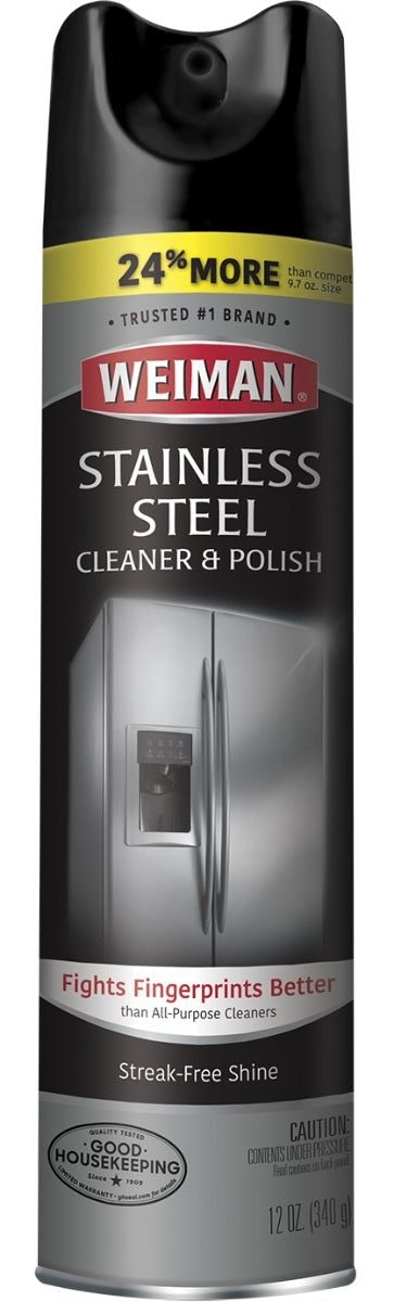 Weiman Stainless Steel Cleaner and Polish Spray, 340-g G4