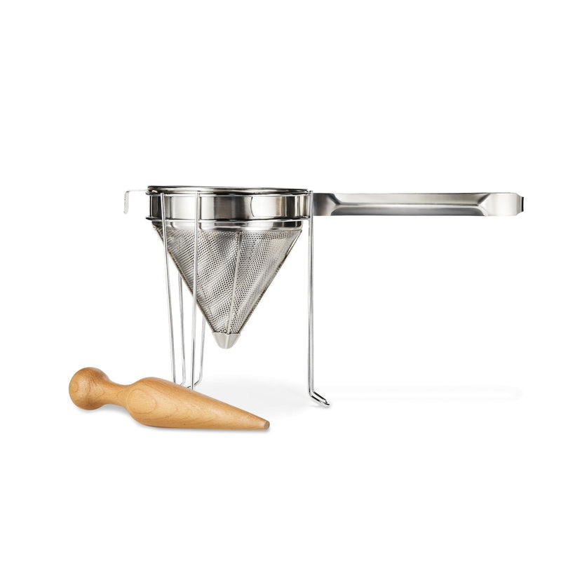 Weston Stainless Steel Cone Strainer and Pestle Set G7