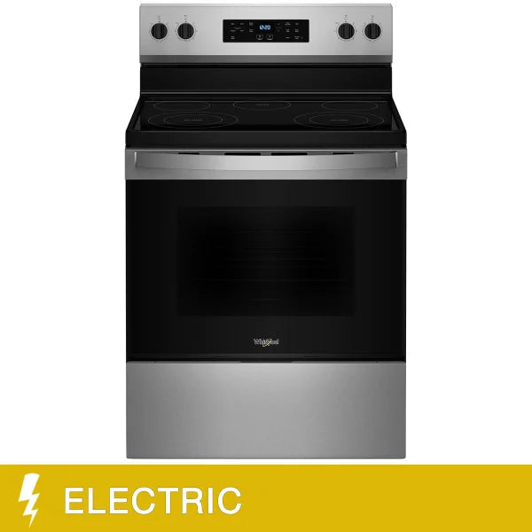 Whirlpool 30 in 5.3 cu ft. Electric 5 Element Range with Dual Radiant Elements I0