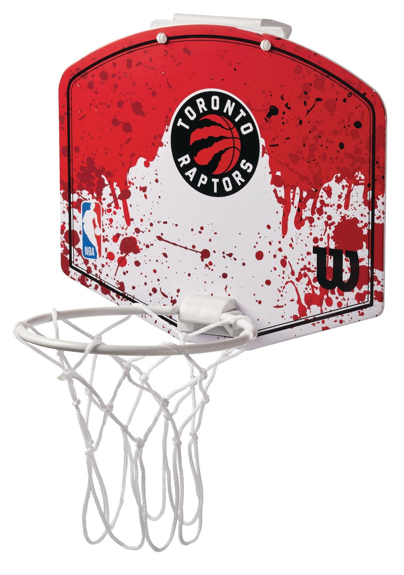 Wilson NBA Toronto Raptors Over-The-Door Mini Basketball Hoop & Net Set withBall K3