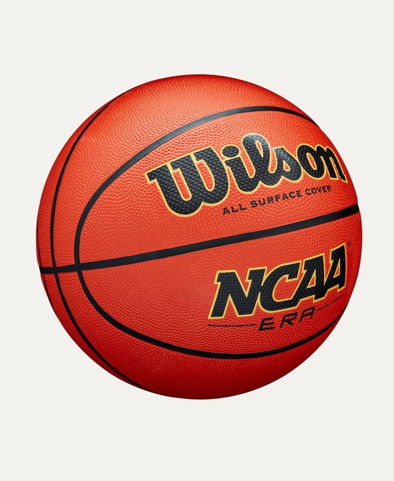 Wilson NCAA Era Outdoor Basketball, Size 7, Rubber, Brown T6