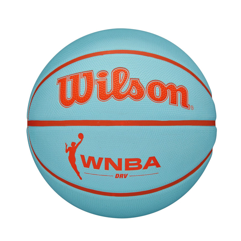Wilson WNBA DRV Outdoor Basketball, Official Size 6 (28.5-in), Blue X4