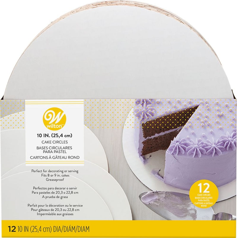 Wilton Cake Circles, 10-in, 12-pc Y9
