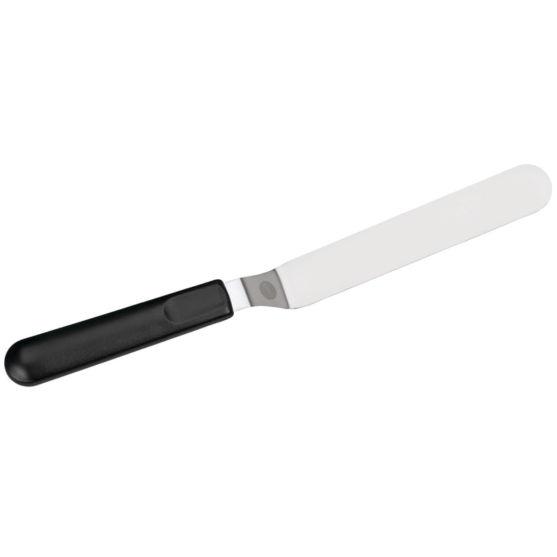 Wilton Stainless Steel Offset/Angled Spatula, Black, 13-in X8